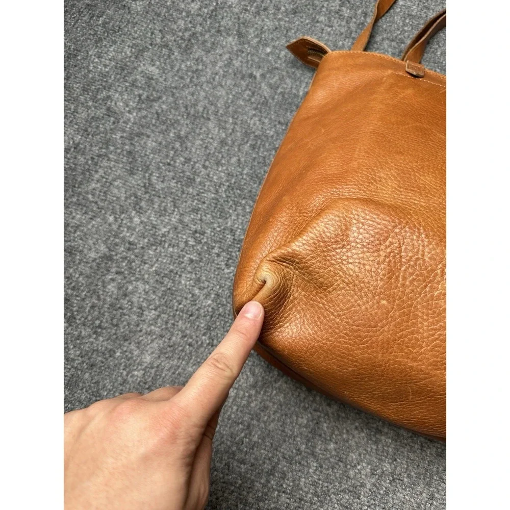 Womens Leather Madewell Brown Shoulder Tote Crossbody Bag, Size One Size - Picture 12 of 12
